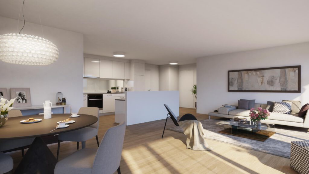 Küche und Essbereich Seniorenheim